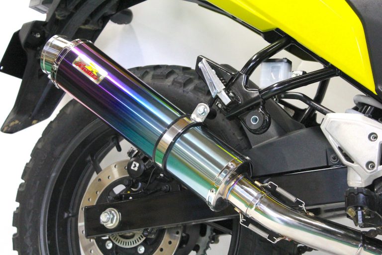 ☆Realize リアライズ マフラー 521-FE-001-01 Aria(アリア) Ti チタンマフラーType-C（カールエンド）Vストローム250SX (8BK-EL11L)