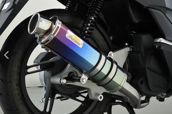 在庫有当日発送 リアライズマフラー 22Racing Ti PCX150 KF18WW150F