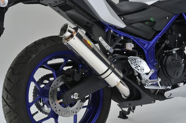 ☆リアライズマフラーMT-03/MT-25 ステンレス カールエンド