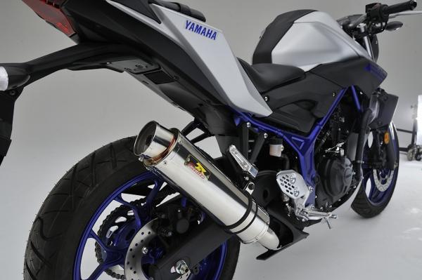 ☆リアライズマフラーMT-03/MT-25 ステンレス スラッシュエンド|パーツライン24