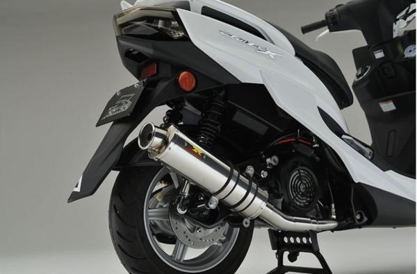 ☆リアライズマフラー 22レーシングSUS シグナスX SR 4型 EBJ-SEA5J/E3T5E/SED8J|パーツライン24