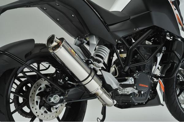 ☆リアライズマフラー 22Racing SUSステンレス DUKE125 DUKE200