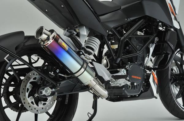 ☆リアライズマフラー 22Racing Ti チタン DUKE125 DUKE200