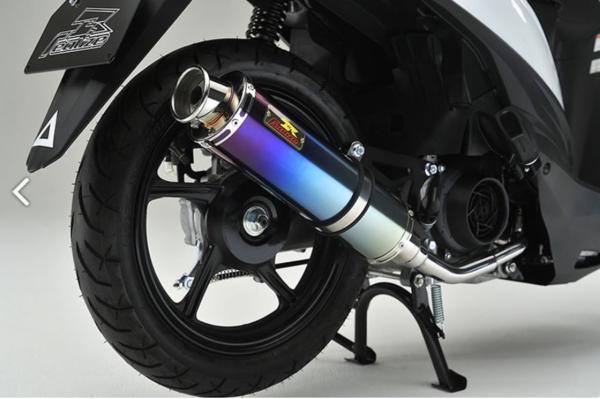 ☆リアライズマフラー 22Racing Ti チタン アドレス110 EBJ-CE47A