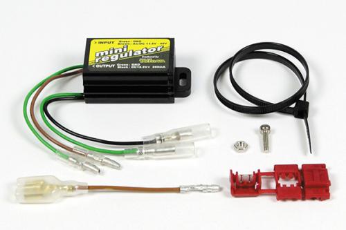 ☆武川 TAKEGAWA 05-06-0014 メーター保護用ミニレギュレーター(DC12V) 12V1A汎用