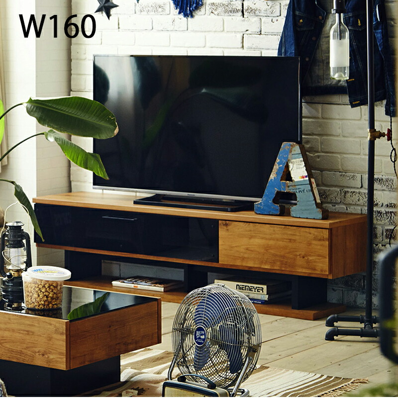 【美品】ヴァイス テレビボード１６０㎝ ハイボード ヴァイス160TV ホワイト(ハイボード160 5Y