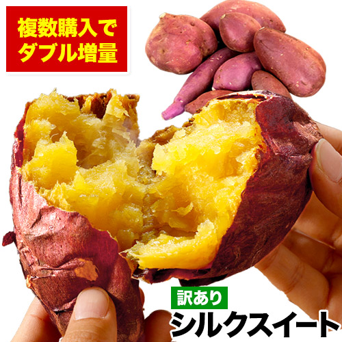 シルクスイート 1kg 送料無料 【訳あり】 熊本県産 さつまいも (サイズ大中小不揃い)【2セットで1セット分★3セットなら+2セット増量】※複数購入の際は1箱におまとめ配送《7-14営業日以内に出荷予定(土日祝日除く)》