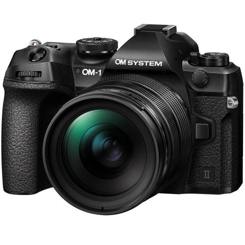 【中古】OLYMPUS オリンパス OM SYSTEM OM-1 Mark II 12-40粍 F2.8 PRO II 水晶体一揃いの道具 黒いこと