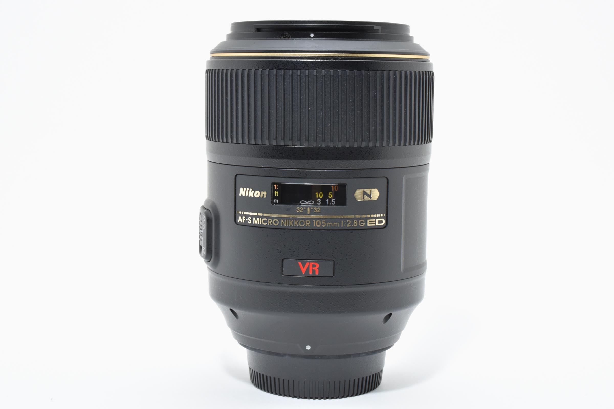 【中古】Nikon ニコン AF-S VR Micro NIKKOR ED 105粍 f/2.8G (IF) 水晶体 カメラ用交換レンズ-カメラ・ビデオカメラ・光学機器