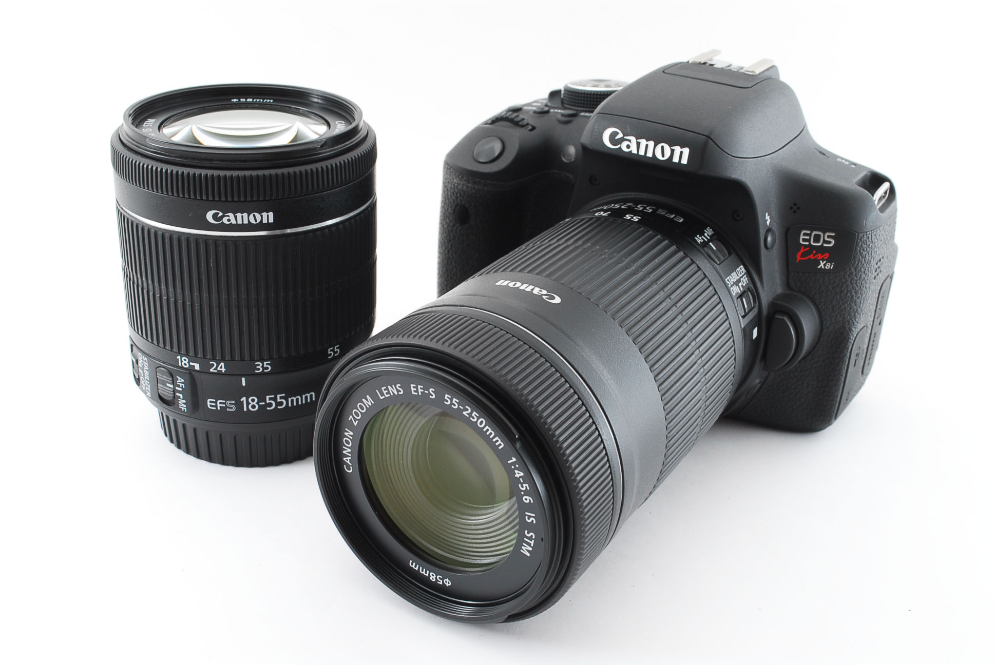 楽天市場】【中古】キヤノン Canon EOS Kiss X8i ダブルズームキット
