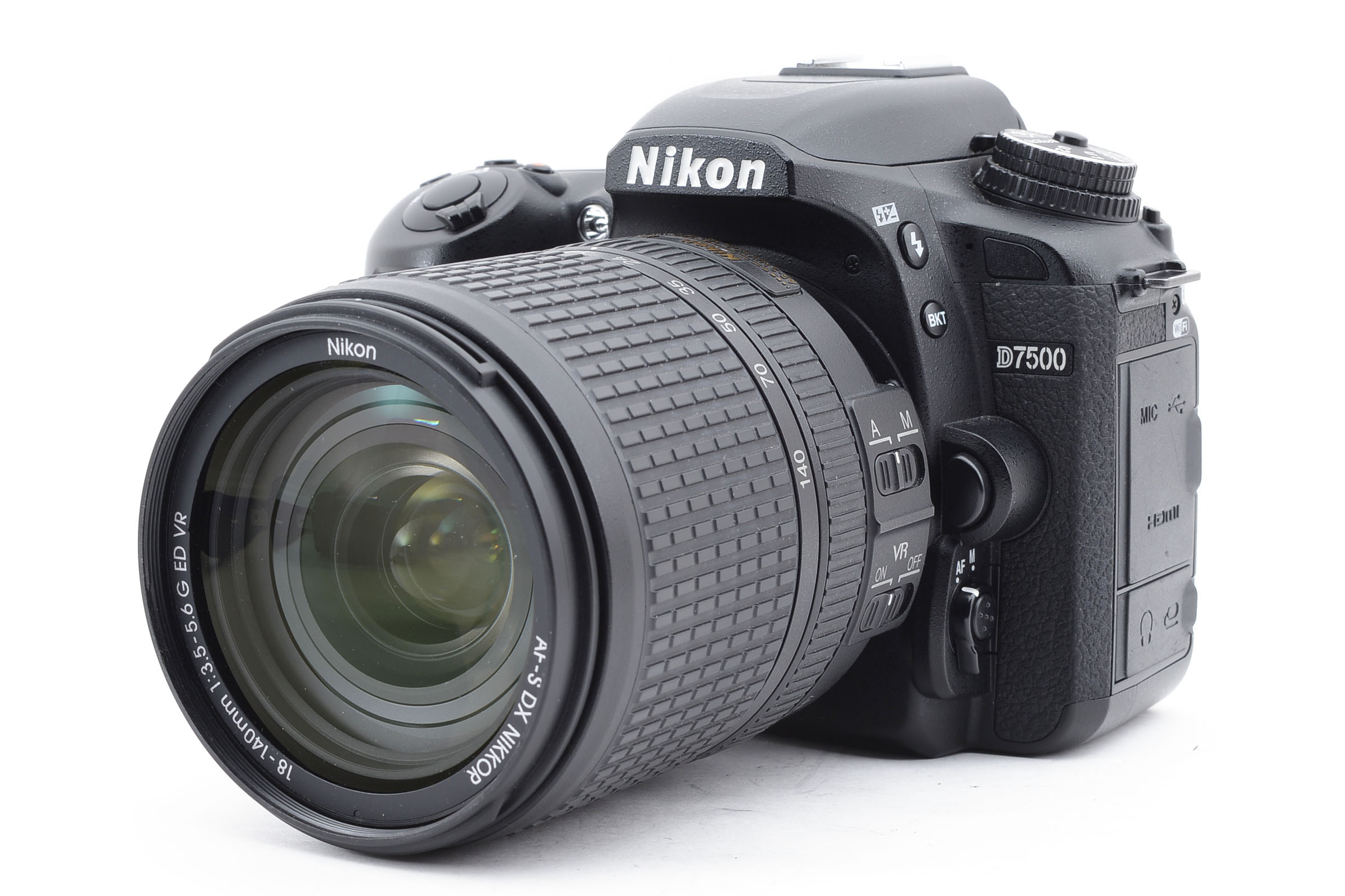 【中古】Nikon ニコン D7500 18-140 VR 水晶体一揃いの道具