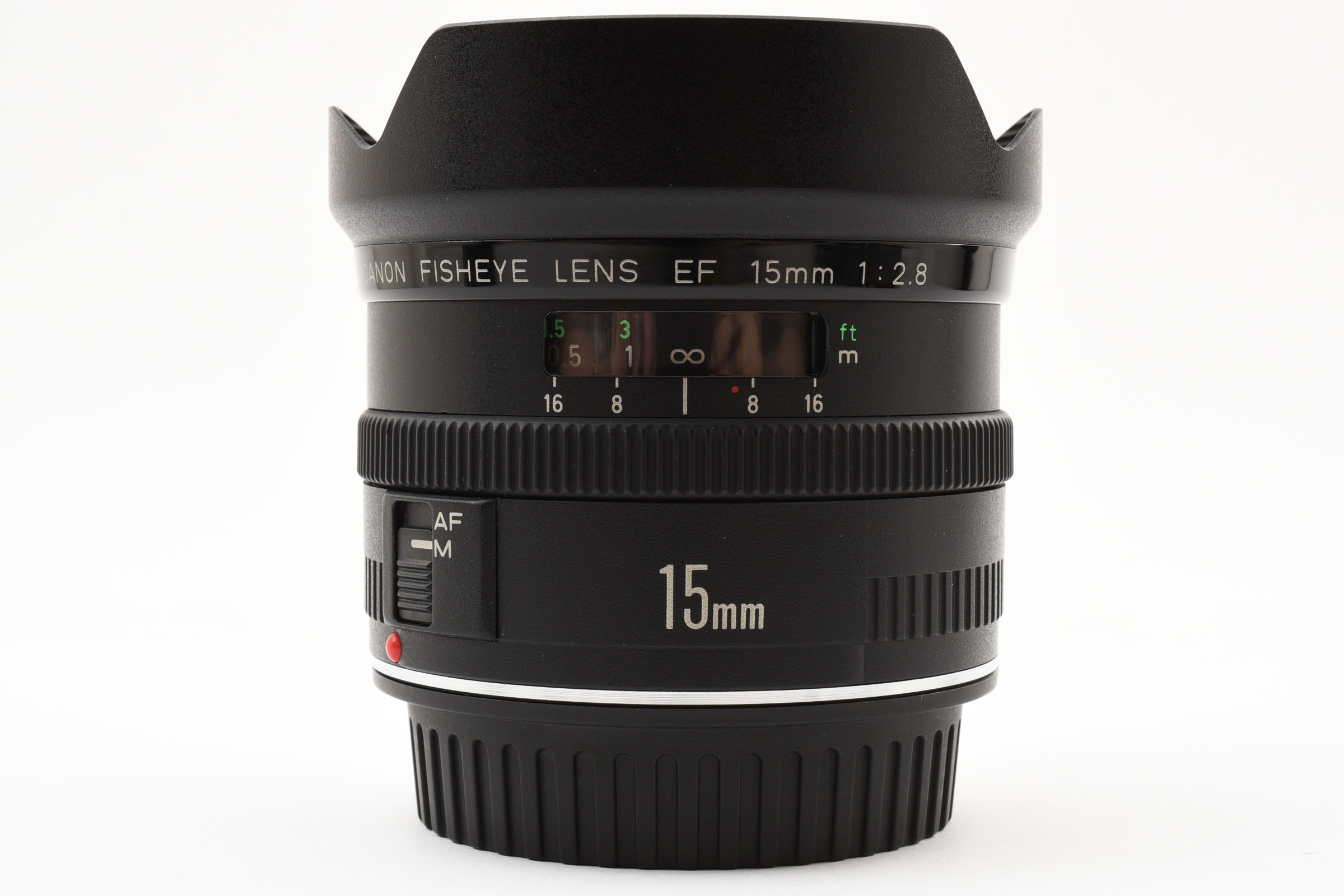 【中古】Canon キヤノン EF 15mm F2.8 フィッシュアイ レンズ