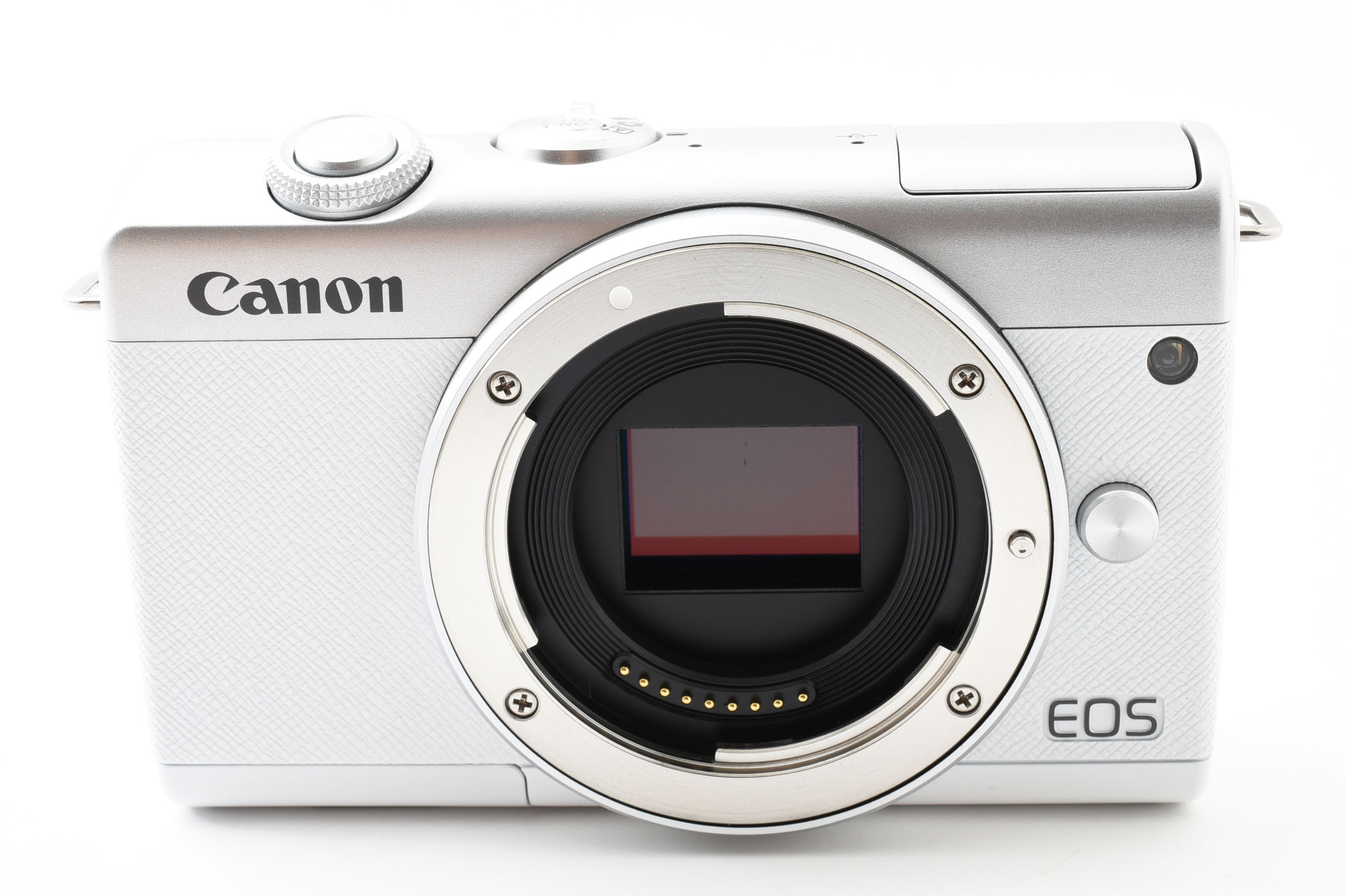 【中古】Canon キヤノン EOS M200 ボディ ホワイト