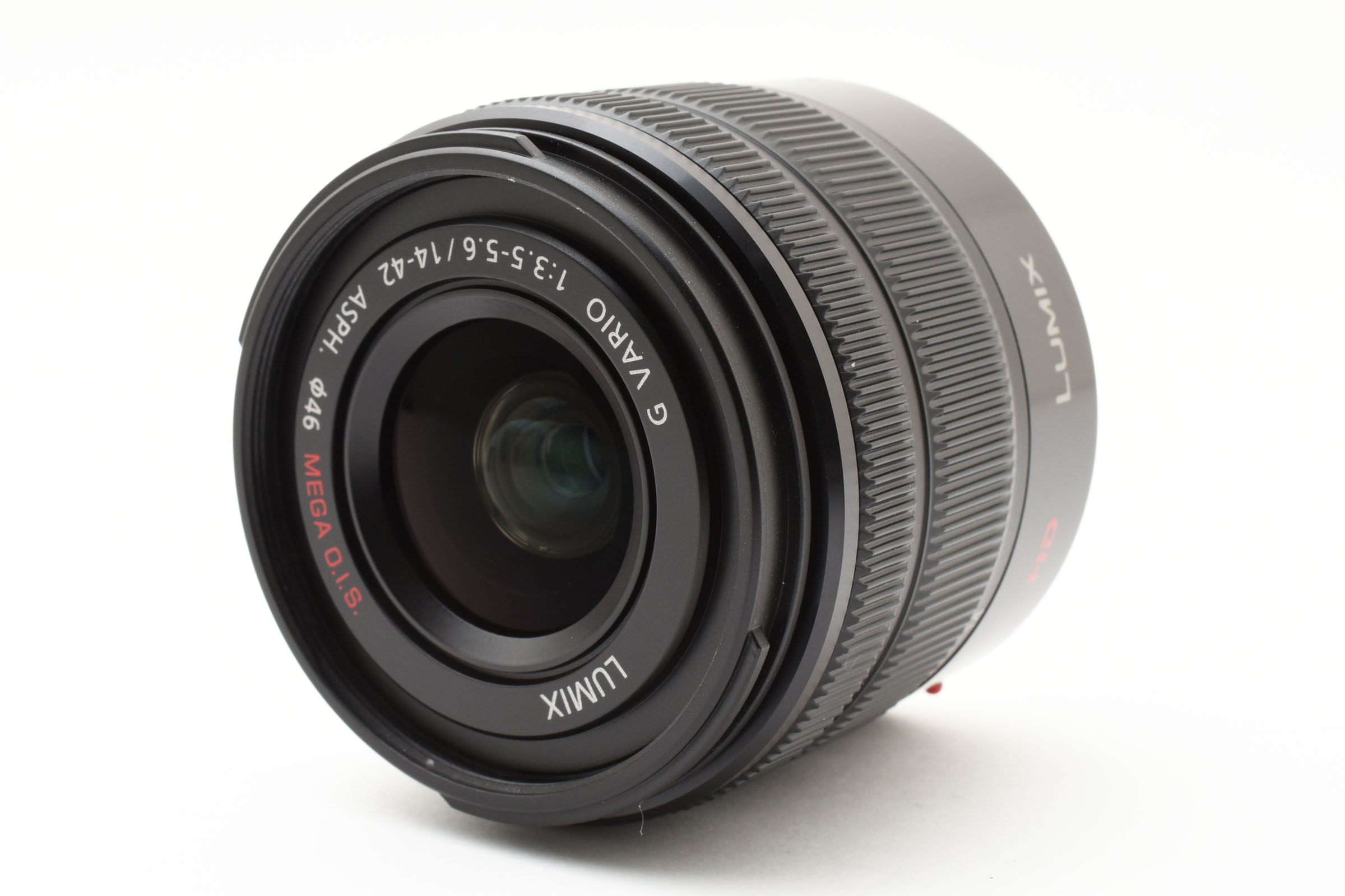 【中古】Panasonic パナソニック LUMIX G VARIO 14-42mm F3.5-5.6 II ASPH. MEGA O.I.S. ブラック [H-FS1442A]