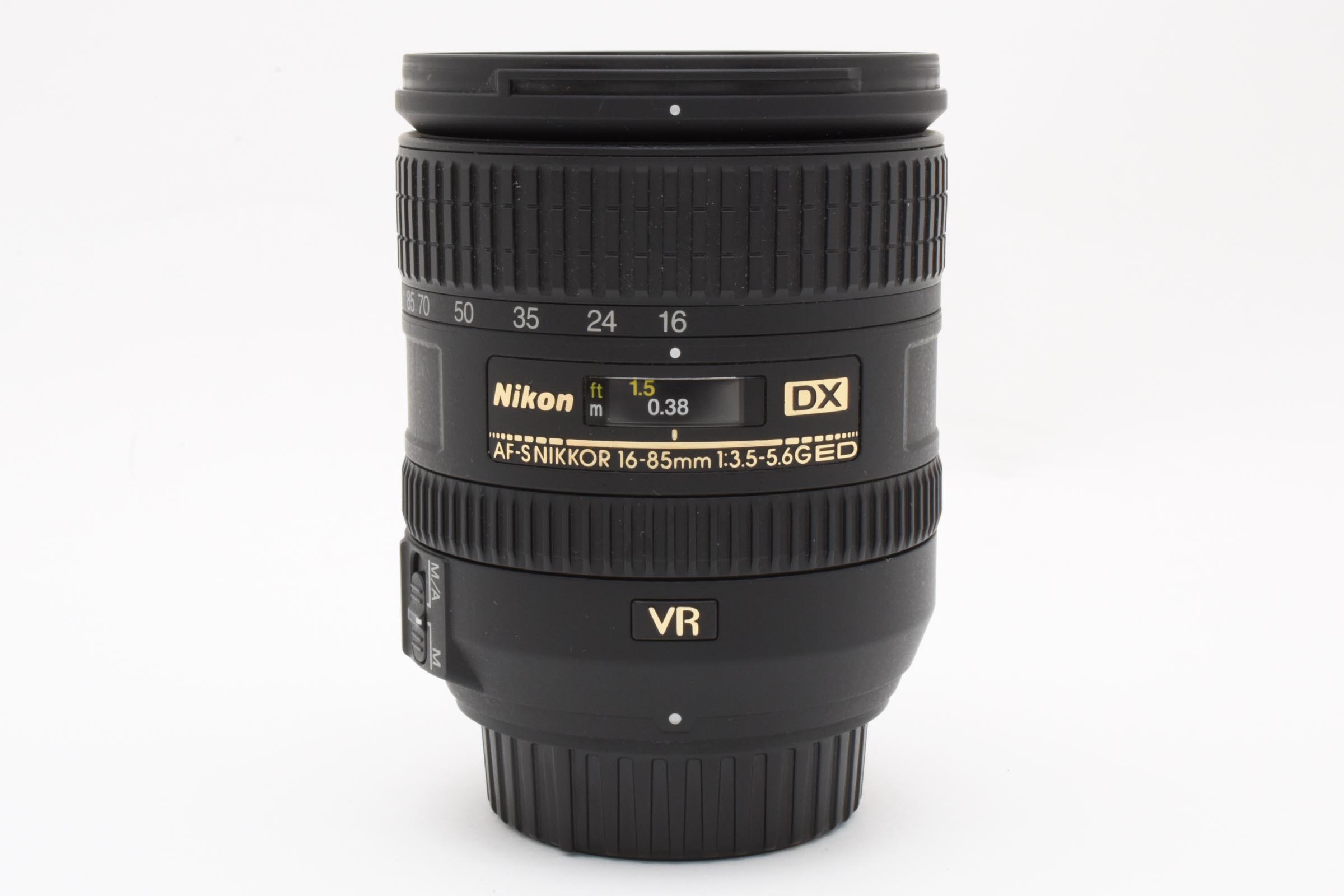 【中古】Nikon ニコン AF-S DX NIKKOR 16-85mm F3.5-5.6G ED VR レンズ