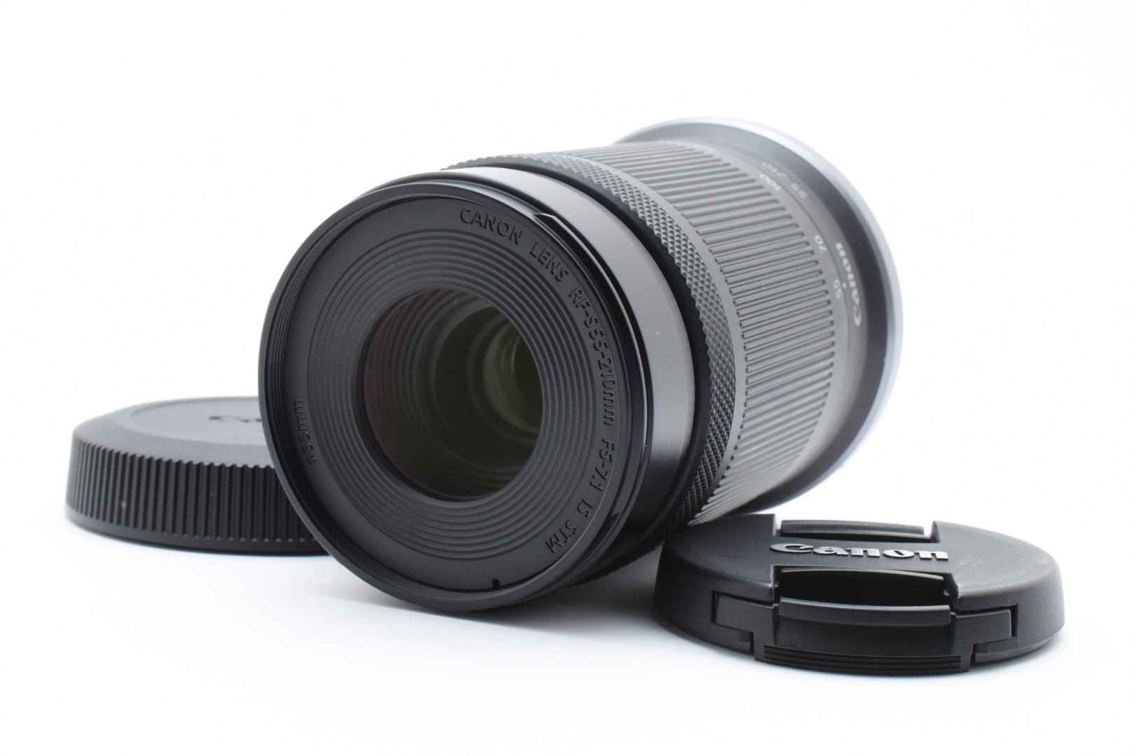 【中古】Canon キヤノン RF-S55-210粍 F5-7.1 IS STM カメラ用交換レンズ-TV・オーディオ・カメラ
