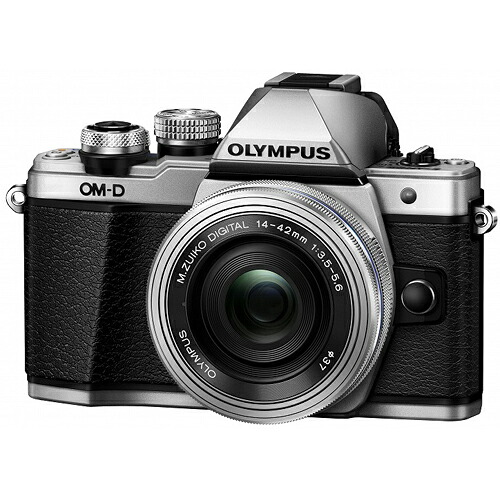 【中古】OLYMPUS オリンパス OM-D E-M10 MarkII 14-42mm EZ レンズキット シルバー
