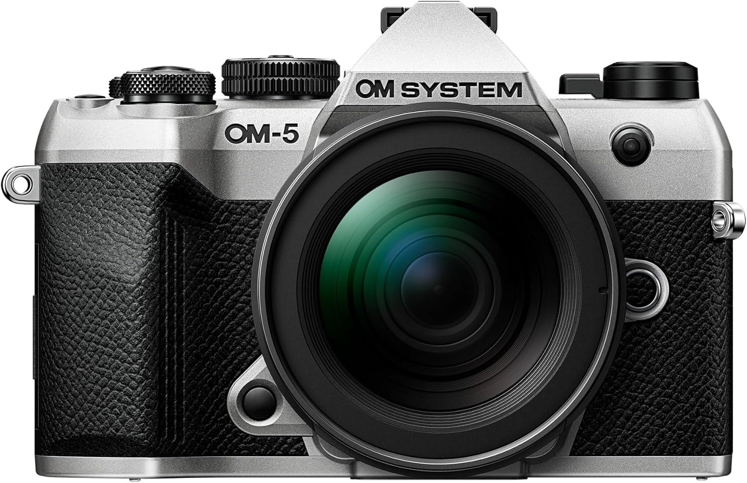 【中古】OM SYSTEM OM-5 Mark II 12-45粍 F4.0 PRO 水晶体一揃いの道具 しろがね色 ミラーレス一眼カメラ-TV・オーディオ・カメラ