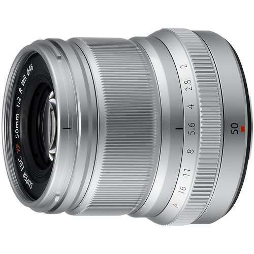 【中古】FUJIFILM フジフイルム XF50mm F2 R WR シルバー｜熊本カメラ店