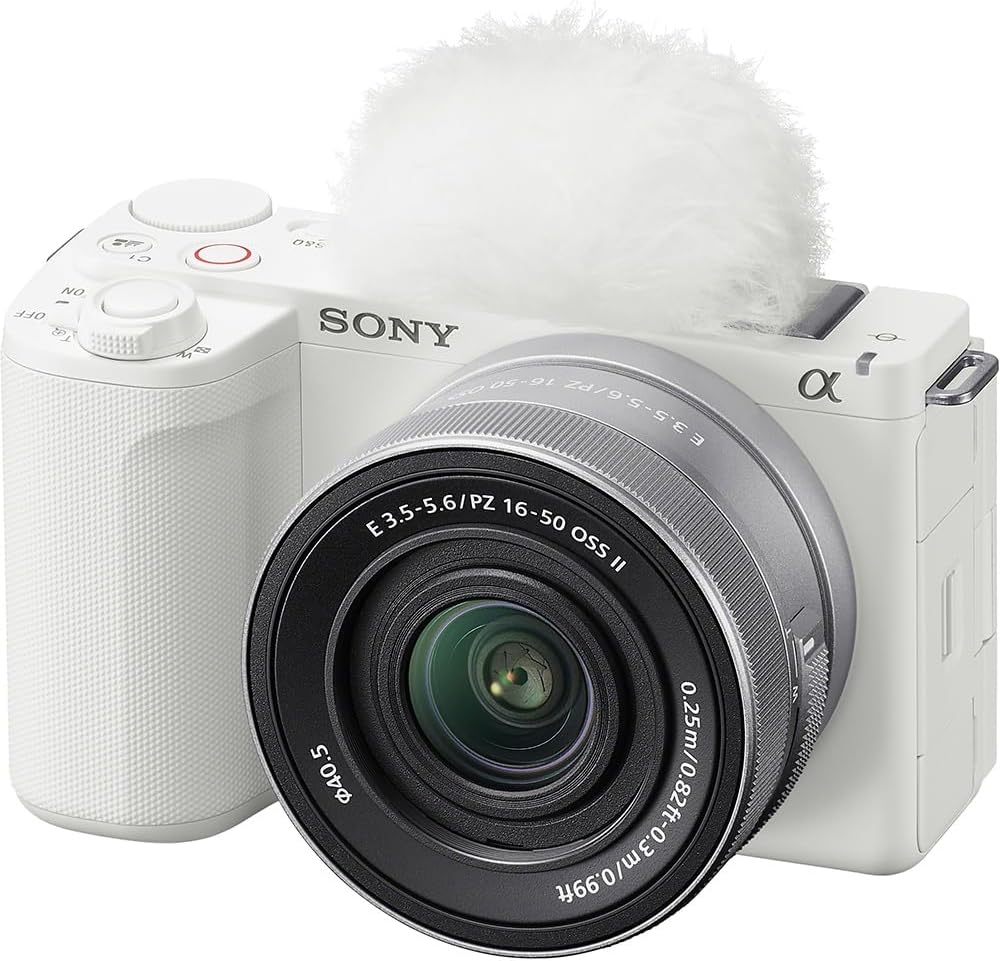 【中古】SONY ソニー VLOGCAM ZV-E10 II パワーズームレンズキット ホワイト [ZV-E10M2K W]