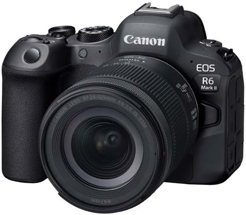 【中古】Canon キヤノン EOS R6 MarkII RF24-105 IS STM 水晶体一揃いの道具