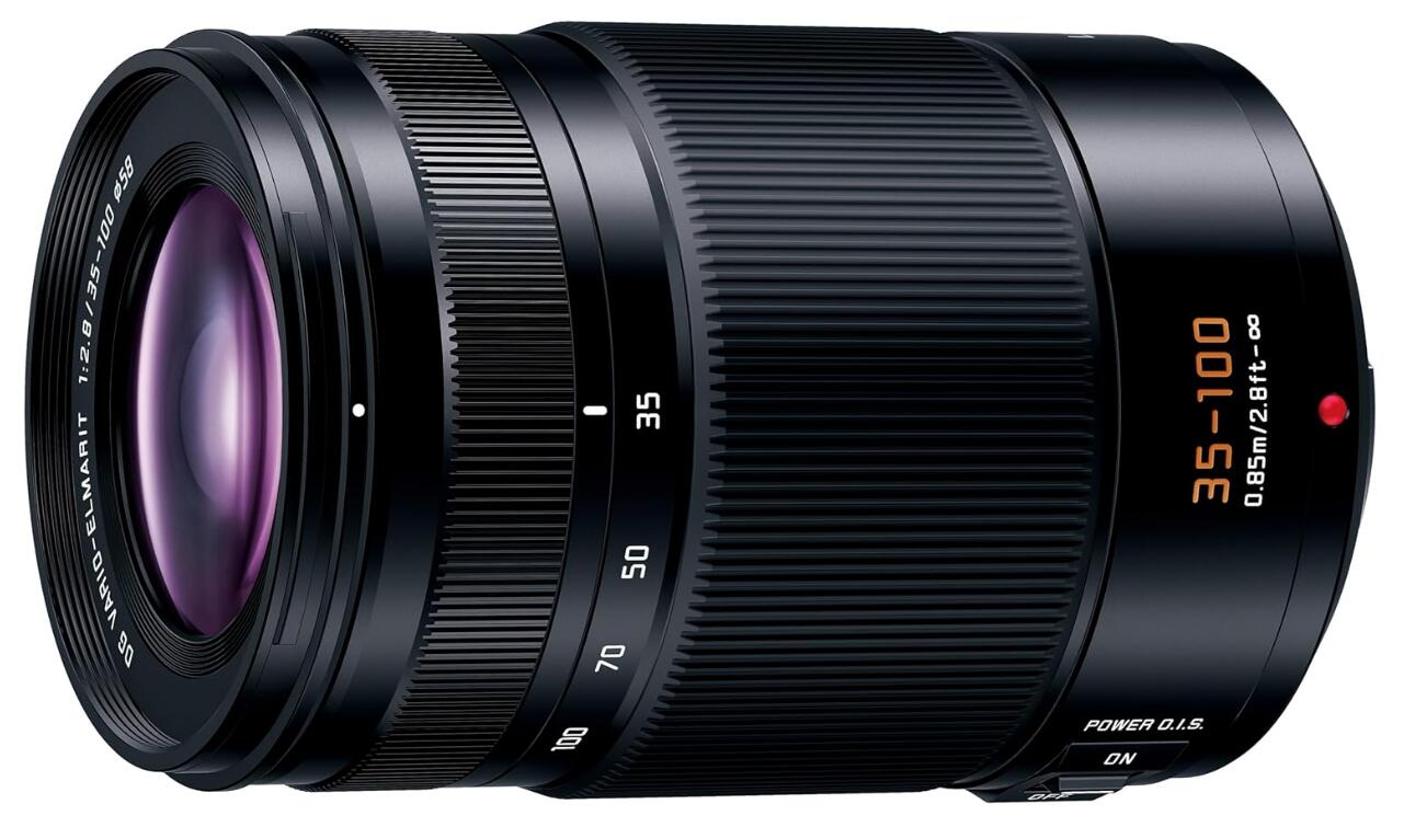 【中古】Panasonic パナソニック LEICA DG VARIO-ELMARIT 35-100mm F2.8 POWER O.I.S. [H-ES35100]