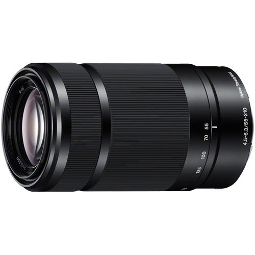 【中古】SONY ソニー E 55-210mm F4.5-6.3 OSS [SEL55210B] ブラック