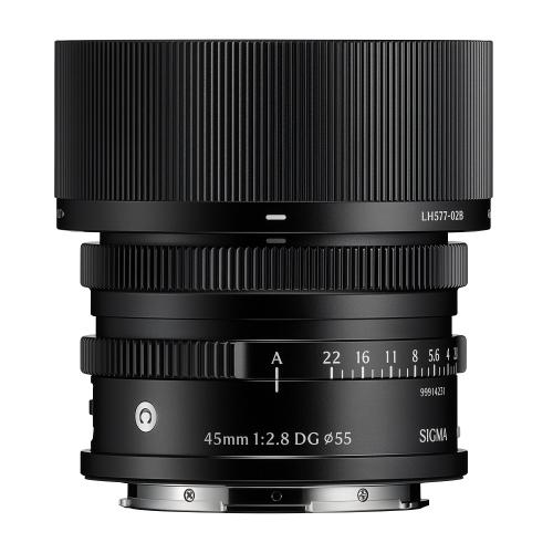 【中古】SIGMA シグマ 45mm F2.8 DG Contemporary Lマウント用 ブラック