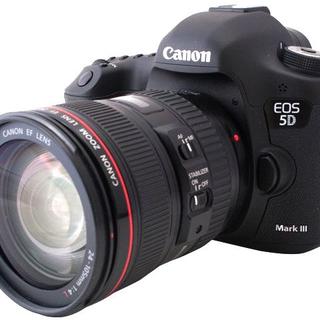 【中古】Canon キヤノン EOS 5D MarkIII EF24-105L IS U 水晶体一揃いの道具