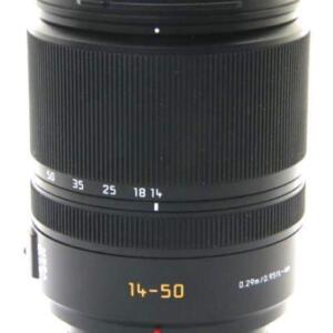 【中古】Panasonic パナソニック LEICA D VARIO-ELMAR 14-50mmF3.8-5.6 ASPH. MEGA O.I.S L-RS014050