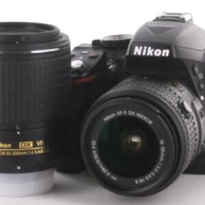 【中古】Nikon ニコン D5300 ダブルズームキット2 黒いこと