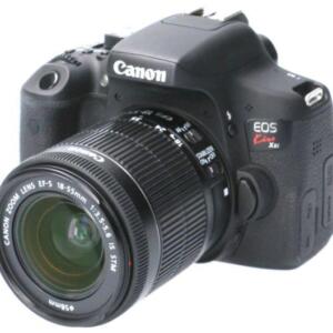 【中古】キヤノン Canon EOS KIss X8i 18-55粍 STM 水晶体一揃いの道具