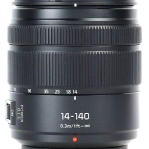 【中古】Panasonic パナソニック LUMIX G VARIO 14-140mm F3.5-5.6 II O.I.S. [H-FSA14140] ブラック｜熊本カメラ店
