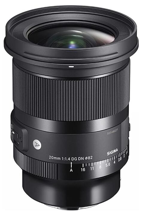 【中古】SIGMA シグマ 20mm F1.4 DG DN Art Lマウント用 レンズ
