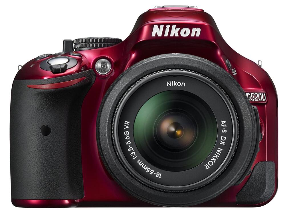 【中古】Nikon ニコン D5200 18-55 VR レンズキット レッド