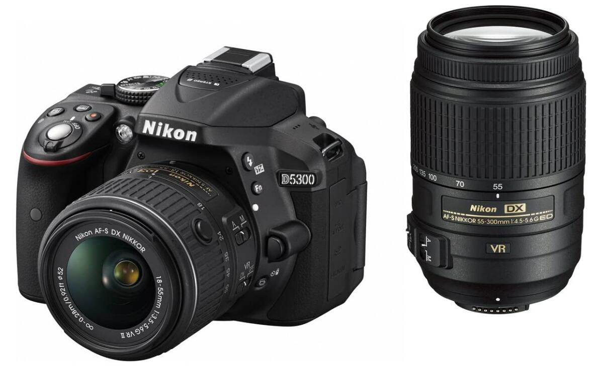 【中古】Nikon ニコン D5300 ダブルズームキット ブラック