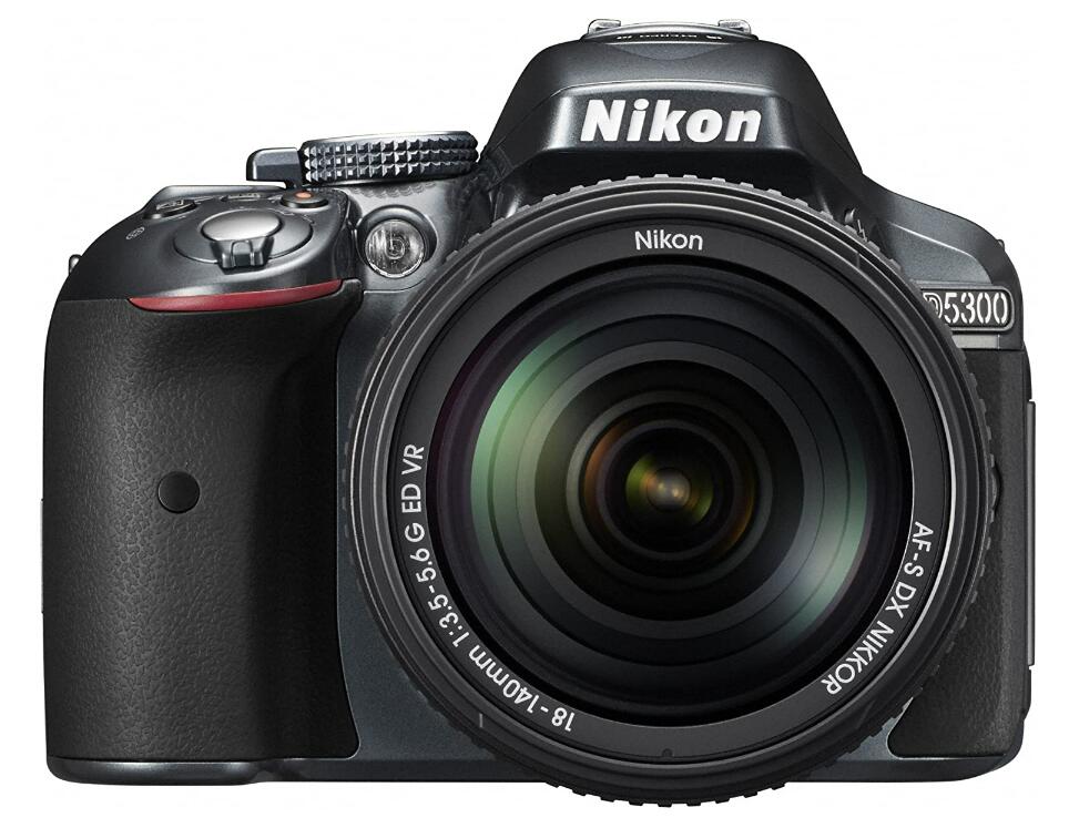 【中古】Nikon ニコン D5300 18-140VR 水晶体一揃いの道具 薄墨色