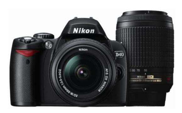 【中古】Nikon ニコン D40 ブラックWズームキット II|熊本カメラ店