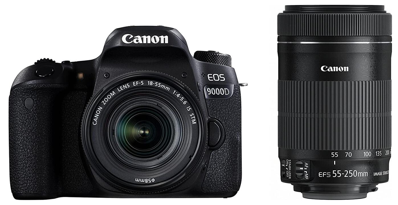 【中古】Canon キヤノン EOS 9000D ダブルズームキット