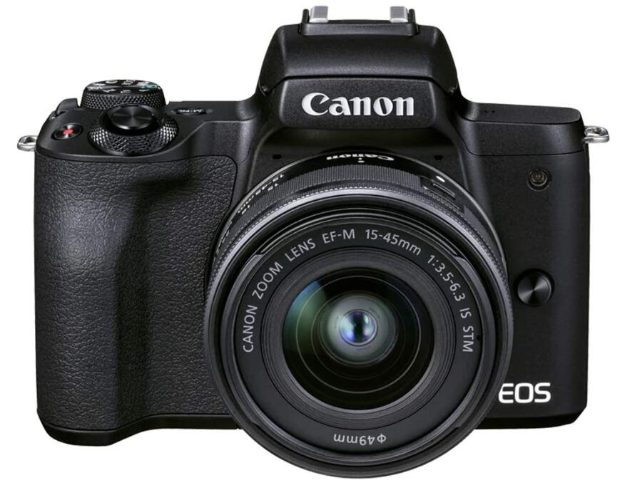 【中古】Canon キヤノン EOS Kiss M2 EF-M15-45 IS STM レンズキット ブラック｜熊本カメラ店