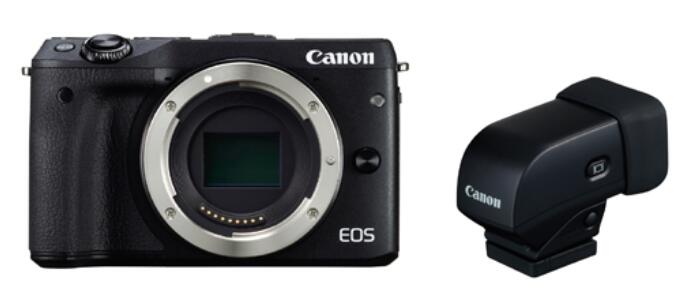 【中古】Canon キヤノン EOS M3 ボディ ブラック EVFキット