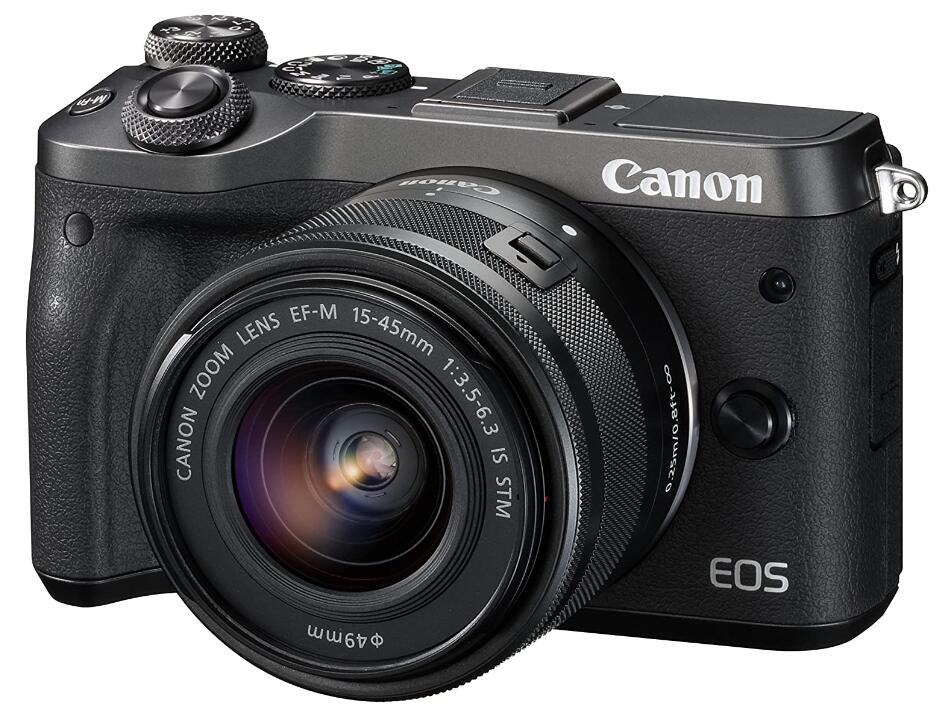 【中古】Canon キヤノン EOS M6 EF-M15-45 IS STM レンズキット ブラック