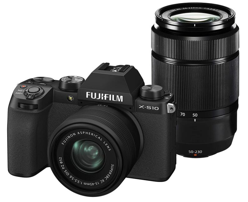 【中古】FUJIFILM フジフイルム X-S10 ダブルズームレンズキット ミラーレス一眼カメラ-デジタルカメラ-カメラ・ビデオカメラ・光学機器