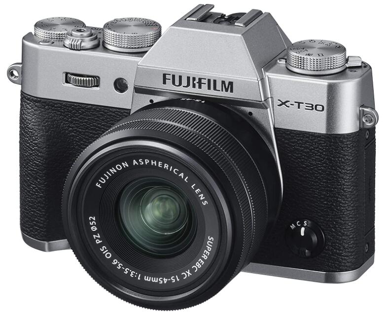 【中古】FUJIFILM フジフイルム X-T30 XC15-45mmレンズキット シルバー|熊本カメラ店