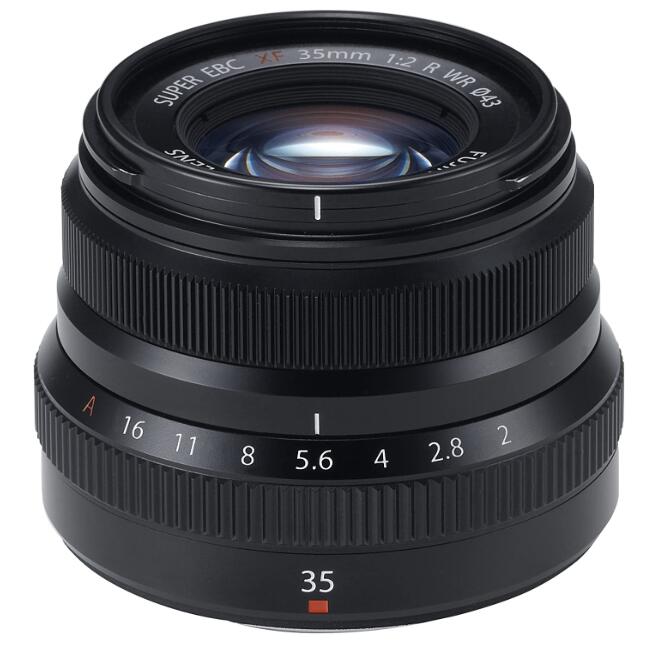 【中古】FUJIFILM フジフイルム XF35粍 F2 R WR 黒いこと