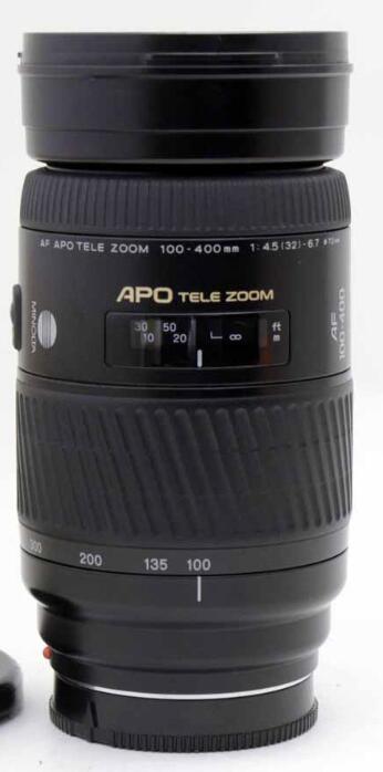 【中古】MINOLTA ミノルタ AF アポテレズーム 100-400mm F4.5-6.7 レンズ 21,720円