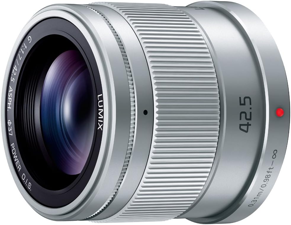 【中古】Panasonic パナソニック LUMIX G 42.5mm F1.7 ASPH. POWER O.I.S. [H-HS043-S] シルバー 23,772円