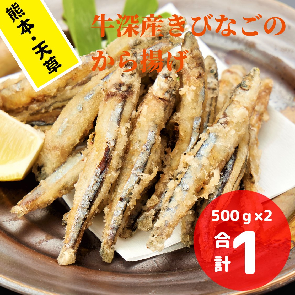 熊本県天草市 牛深産きびなごのから揚げ1kg 500ｇ 2 天草牛深で上がったきびなごを即日 プロトン冷凍 キビナゴの唐揚げ キビナゴ ビールのお供 酒の肴 おかず カルシウムたっぷり 国産 熊本県産 水産加工品 特別送料無料