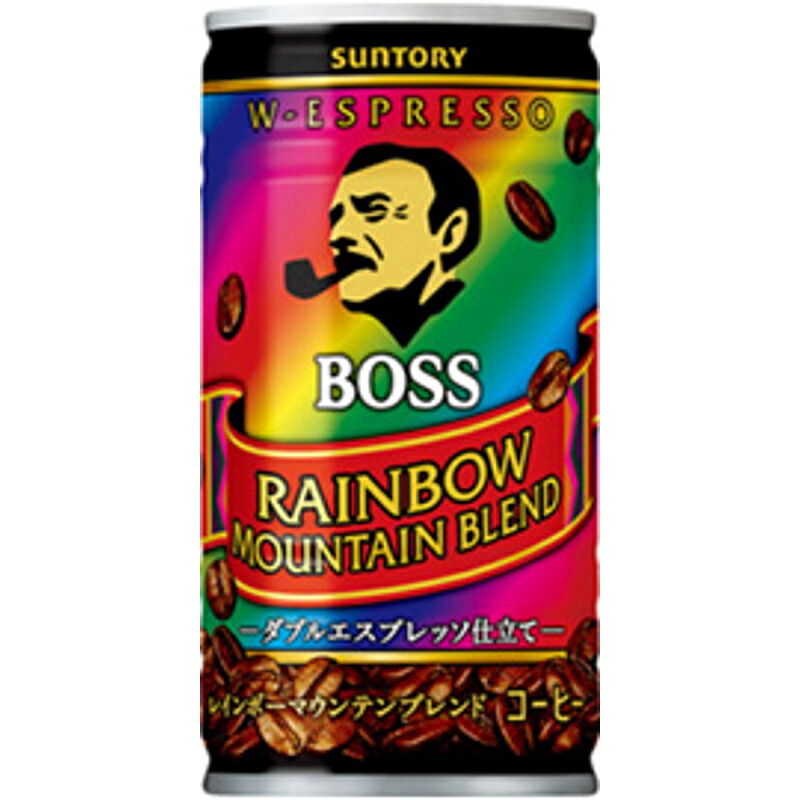 ボス レインボーマウンテンブレンド 185g×90本 (30本入り3箱)