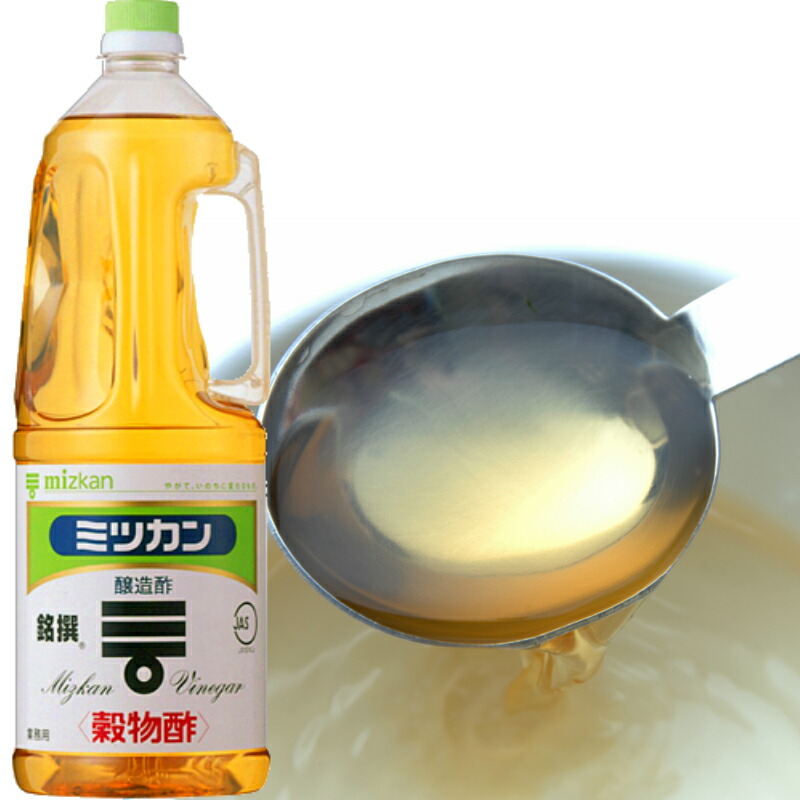 ミツカン 穀物酢 業務用 銘撰 1.8Ｌ 12本 (6本×2箱) ペット